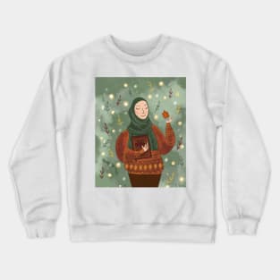 Autumn Girl Crewneck Sweatshirt